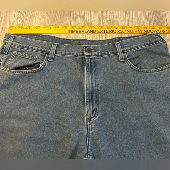 Carhartt Jeans Men's Tag 42x30 Actual 40x29 Relaxed Fit Straight Leg Denim B350 - Picture 6 of 9